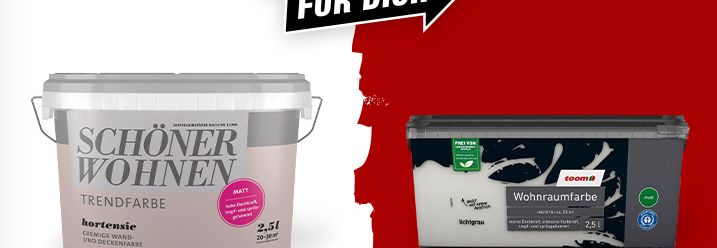 Entscheide für dich Wandfarbe